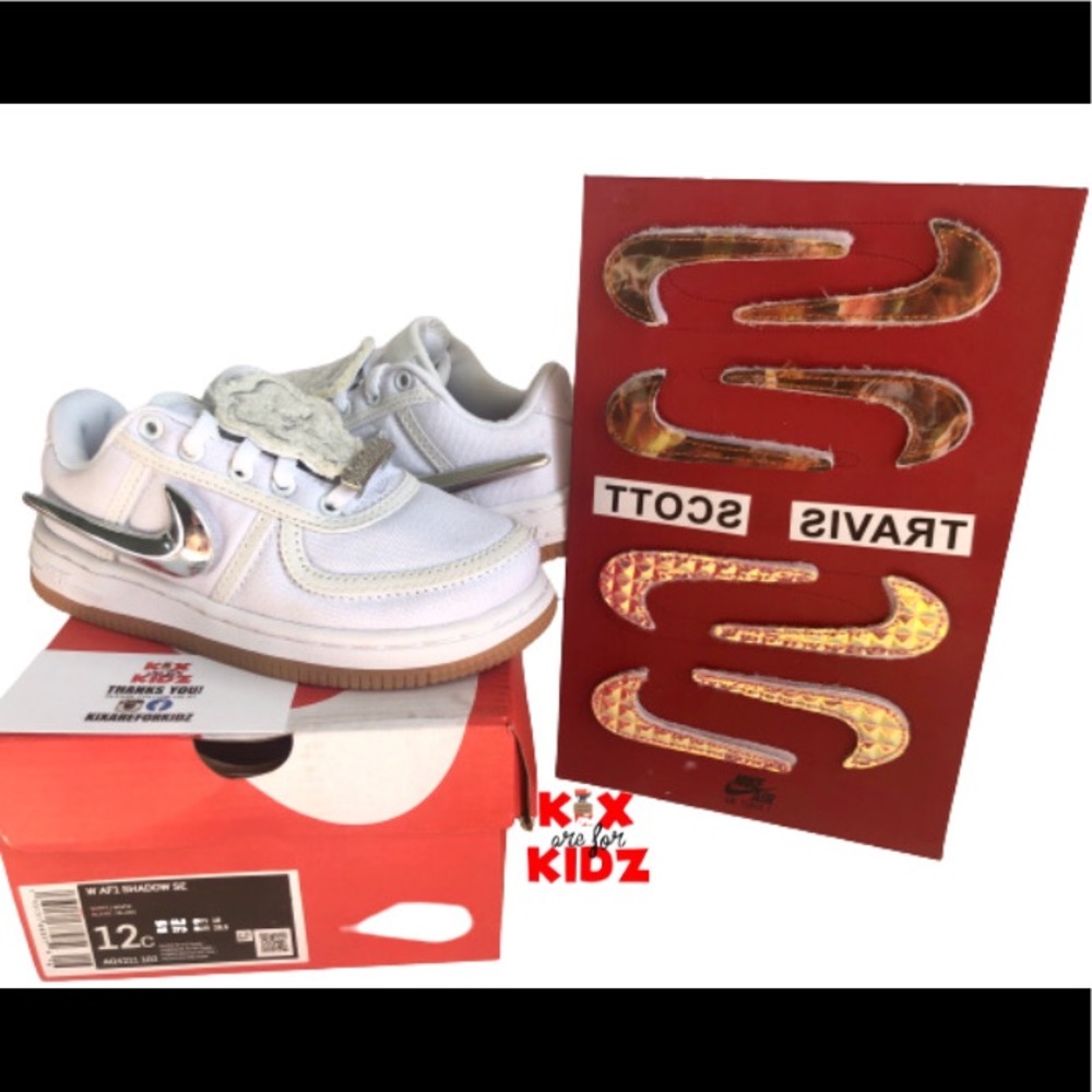 Kids Travis Scott Air Force One Sneakers